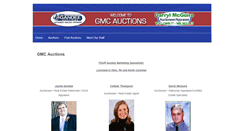 Desktop Screenshot of gmcauctions.com